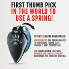 Black Mountain Thumb Picks For Acoustic Guitar  Electric   Light Gauge - 5 Pack