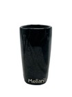 Vtg Mellaril Cup Pen Holder Psychiatric Drug Pharmaceutical Black Pottery Desk