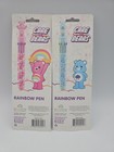 Care Bears 10 Color Rainbow Pen Set Cheer Bear And Wish Bear Topper Retro New