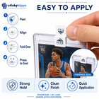 Popular One Touch Stickers - Card Magnetic Holder Labels  35pt  55pt Mag Seal 