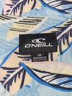 O neill Mens Oasis Eco  Short Sleeve Button Up Shirt Aqua Blue Size M