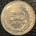 High Grade Au unc 1976 Colombia Fifty 50 Centavos-jun044