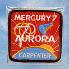 Official Nasa Emblems Patches Space Missions Mercury 7 Aurora Scott Carpenter Or