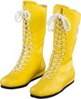 Macho Wrestler Man Yellow Boots With Stars Halloween Costume Accessory Cosplay