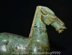 6 4  Chinese Dynasty Bronze Ware Fengshui 12 Zodiac Year Legless Horse Statue