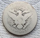1892-o 50c Barber Silver Half Dollar Rare Key Date New Orleans Cleaned Filler