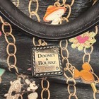 Disney Dooney   Bourke Black Chains And Charms Satchel Purse Used