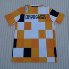 Adidas La Galaxy Jersey Mens Size Large Mls Soccer Kit L White yellow 