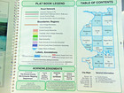 1998 Emmet County Michigan Plat Book Ring Bound Paperback Property Maps History