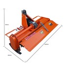 42  Tractor Pto Rotary Tiller 3 Point Attachment For Category 1 Tractors 15-25hp