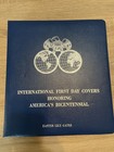 Lot 1976-1986 Commemorative first Day Cover Albums  Presidents  Bicentennial Etc