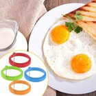 4pcs Egg Rings Silicone For Fried Eggs non Stick Egg Cooking Rings round Pancake