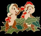 Jumbo Disney Shopping Chip An Dale Christmas Le 300 Pin Rare