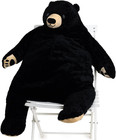 Giant Teddy Bear Plush Toy Bear Big Black Teddy Bear Stuffed Animal Doll Home   