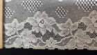 Vintage antique  Ivory  Cotton Leavers 4  Lace  2   2 3 Yards