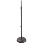 Proline Ms235bk Round Base Mic Stand 2 Pack Black