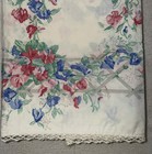Vintage Laura Ashley Sweet Pea Queen Flat Sheet Unused