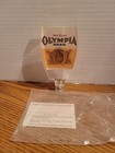  vtg  Olympia Beer Clear Lucite Tap Handle Washington Mint In Bag Oly