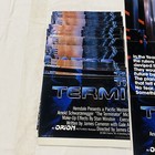  nos  1984 The Terminator Original Theater One Sheet Movie Poster Never Used 