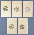 Vintage 1918 Lone Scouts Of America Degree Books 1-5 Tepee   Totem Pole Lodges