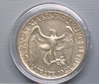 1948 Czech Republic Rare Silver Commemorative Medal-sokol Festival In Pragu- 334