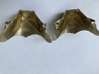 Antique Western Cowboy Boot Tip Cap Brass Silver Or Nickle - Pair   Set