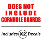 C330 Eagle Flag Cornhole Board Wraps Laminated Wrap Decals Vinyl Sticker Skins