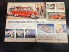 1955 Vintage Saturday Evening Post Nash Rambler Advertisement -2 Page Spread