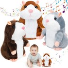 Cute Talking Hamster Plush Toy Repeats Voice Interactive Stuffed Animal Gift Usa