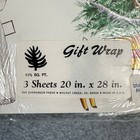 Vintage 80s American Greetings Gift Wrap Multicolor Paper Dolls Christmas