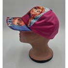 Disney Frozen Elsa Anna Pink Blue Graphic Baseball Cap Adjustable Hat