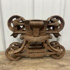 Antique The F  E  Myers   Bro  Co  O  K  Unloader Adjustable  Hay Trolley Rare 