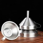 5  Food Grade Stainless Steel Kitchen Funnel W Strainer Filter For Transferring