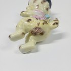 Vintage Lefton Hand Painted Porcelain Kitty Cat Figurine Shelf Sitter Kitschy 