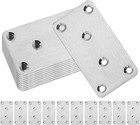 10pcs Metal Flat Brackets For Wood  80    40    1 75mm Heavy Duty Stainless Steel