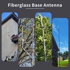 Vhf Fiberglass Ham Radio Antenna  17    136-174mhz Base Antenna So239 Connector   