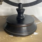 Vintage World Globe Black Map Table With Wooden Base 12    Tall Preowned