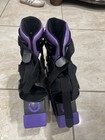 Kangaroo Jump Shoes   Rebound Fitness Boots     Black   Purple  