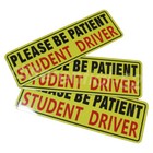 3 Pcs Bumper Sticker Car Decal Student Driver Magnet Car Signs Please Be Patient