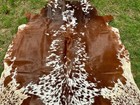 Large Brown Rodeo Cowhide Rug Western Home Decor Southwestern Farmhouse