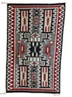 Charlene Begay  Storm Pattern  Navajo Handwoven Rug  88    X 55   