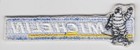 Vintage Michelin Man Employee Tape Patch Insignia Logo Tire Company Brand