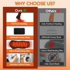 Electric Heated Socks Rechargeable  Wireless 5v 4000mah Battery  3 Heat Settings