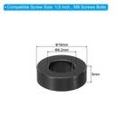8 Pcs M8 Aluminum Metal Spacers Aluminum 8 2mm Id X 16mm Od X 5mm L Black