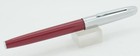 Esterbrook Safari Red W chrome Cap Fountain Pen - 1950 s - 1551 Medium Nib