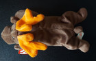 Ty Beanie Baby Babies Chocolate The Moose Dob 4-27-1993 Free Shipping Mint   