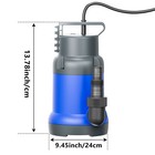 Portable 1hp Submersible Sump Pump 3500gph Electric Water Transfer Pump