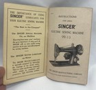 Original 1939 Singer Sewing Machine 99-13 Illustrated Instructions Manual