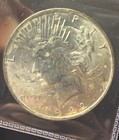 1922 Peace Dollar Almost Uncirculated In Plastic Sleeve