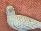 Antique Cast Iron Dove Bird Doorstop Finial Garden Pigeon Hubley 1900s Heavy